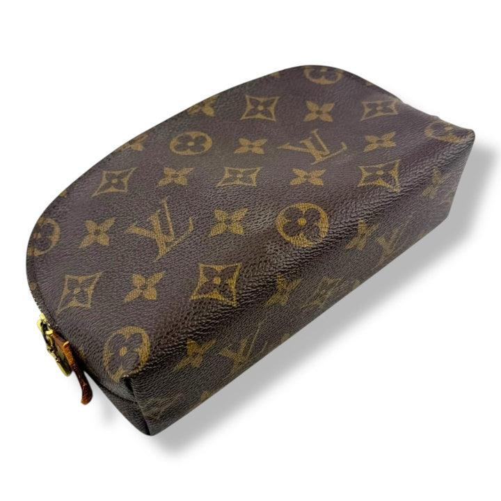 Louis Vuitton Brown Monogram Travel Cosmetic Pouch - Lux Central