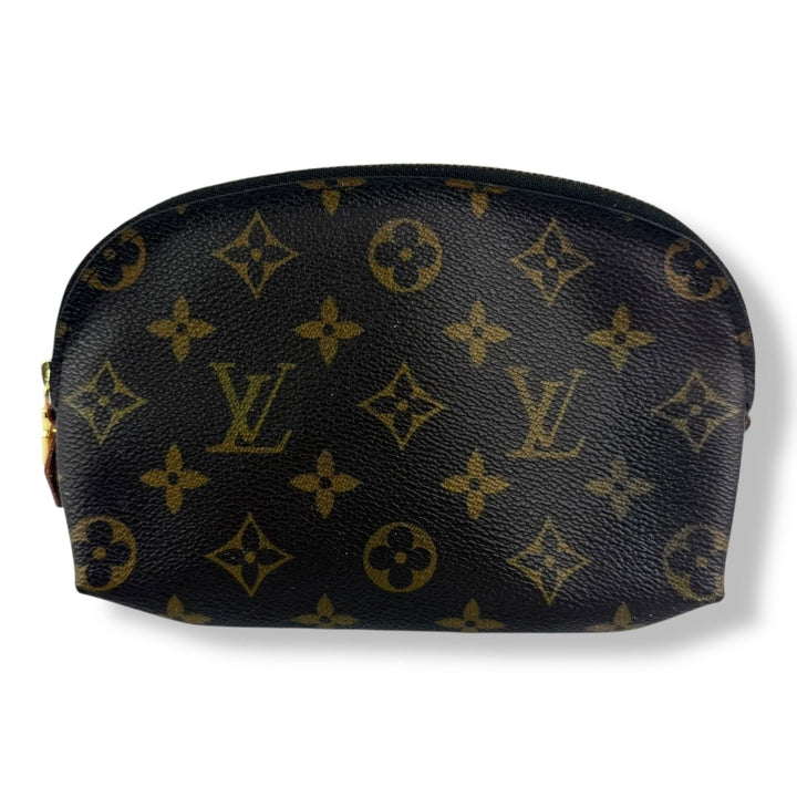 Louis Vuitton Brown Monogram Travel Cosmetic Pouch - Lux Central