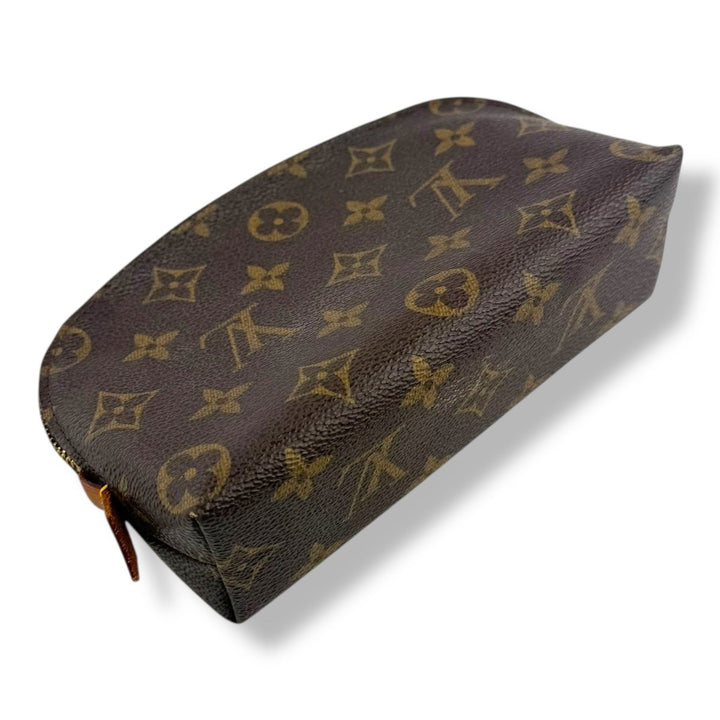 Louis Vuitton Brown Monogram Travel Cosmetic Pouch - Lux Central