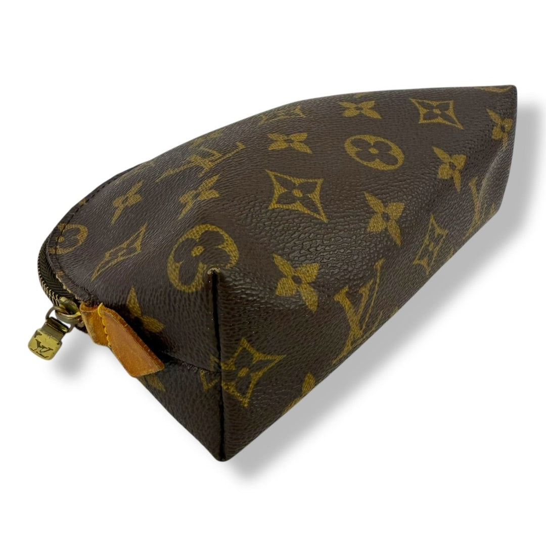 Louis Vuitton Brown Monogram Travel Cosmetic Pouch - Lux Central