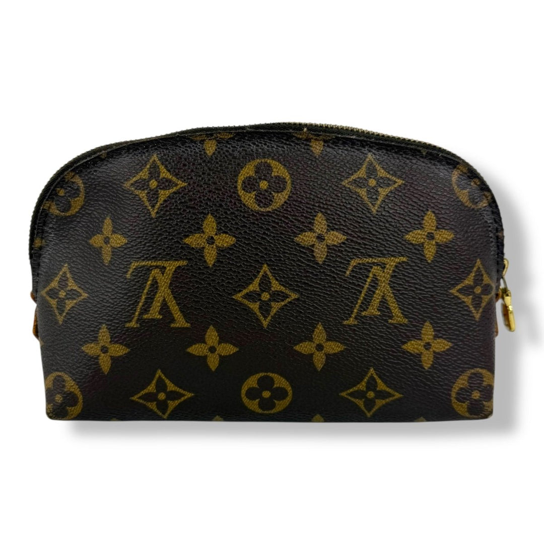 Louis Vuitton Brown Monogram Travel Cosmetic Pouch - Lux Central