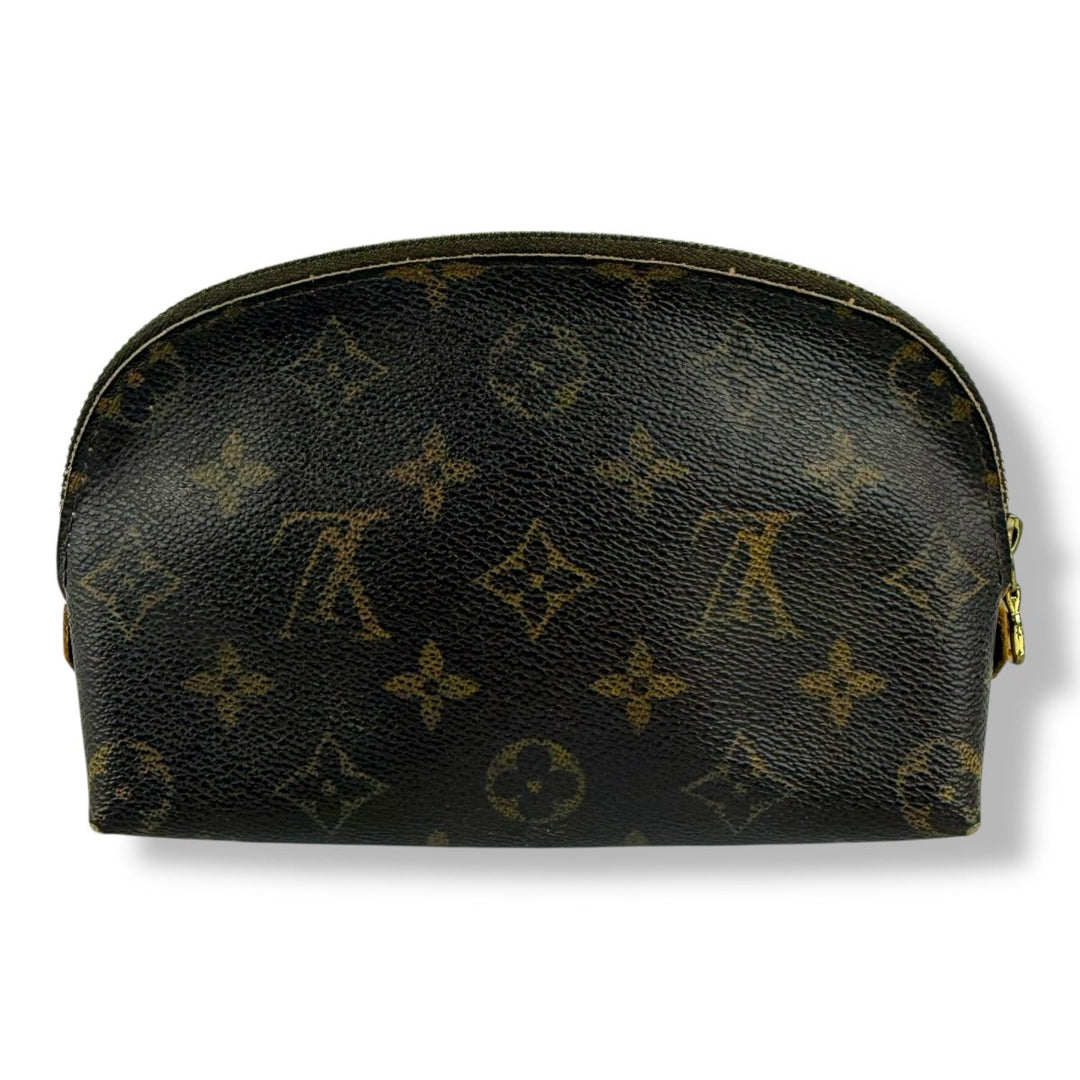Louis Vuitton Brown Monogram Travel Cosmetic Pouch - Lux Central