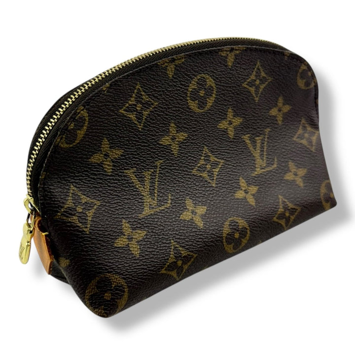Louis Vuitton Brown Monogram Travel Cosmetic Pouch - Lux Central