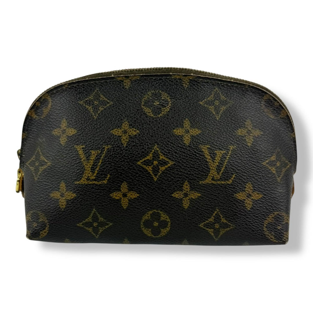 Louis Vuitton Brown Monogram Travel Cosmetic Pouch - Lux Central