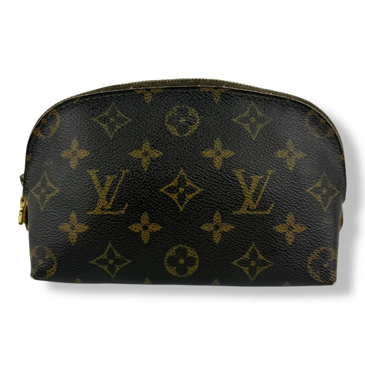 Louis Vuitton Brown Monogram Travel Cosmetic Pouch - Lux Central