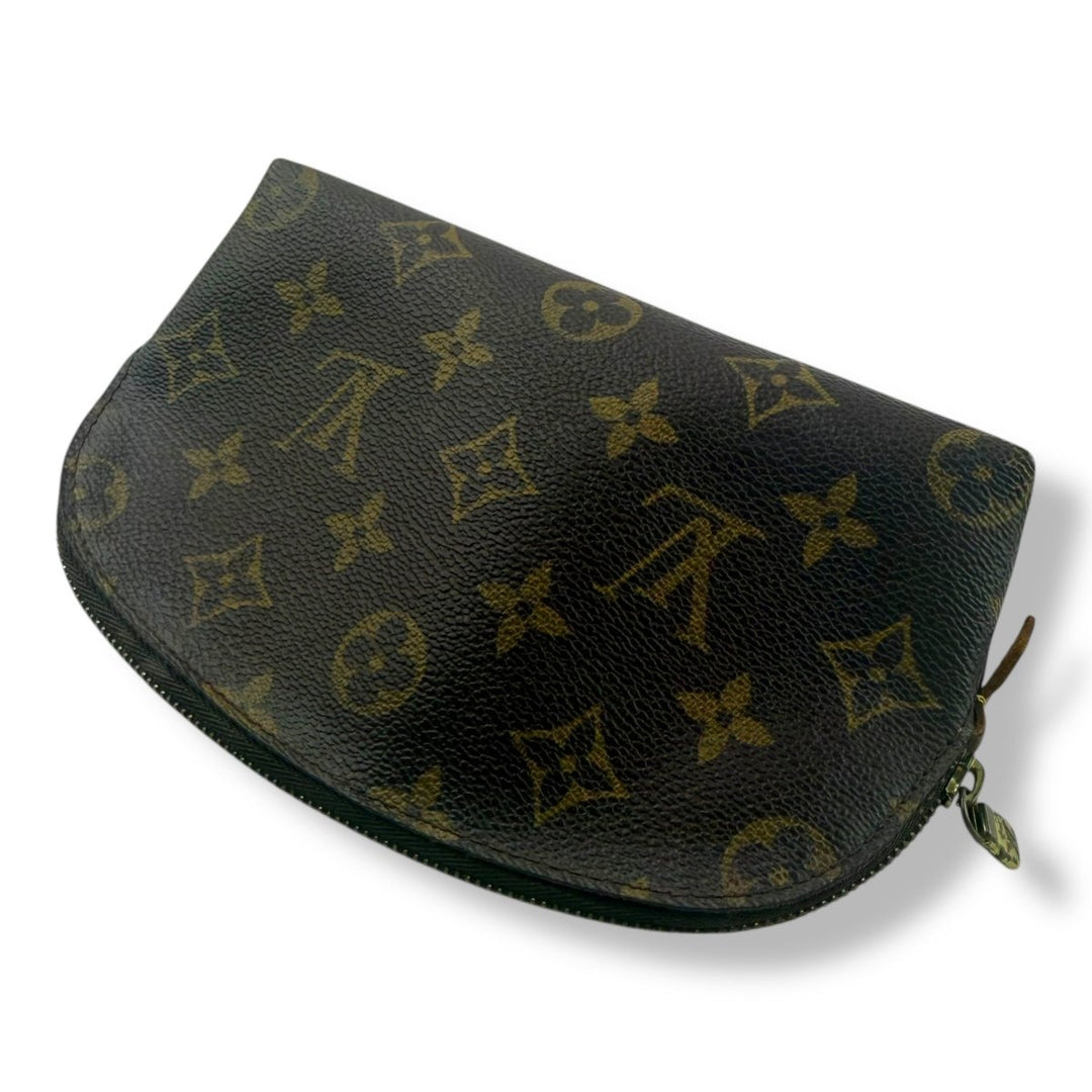 Louis Vuitton Brown Monogram Travel Cosmetic Pouch - Lux Central