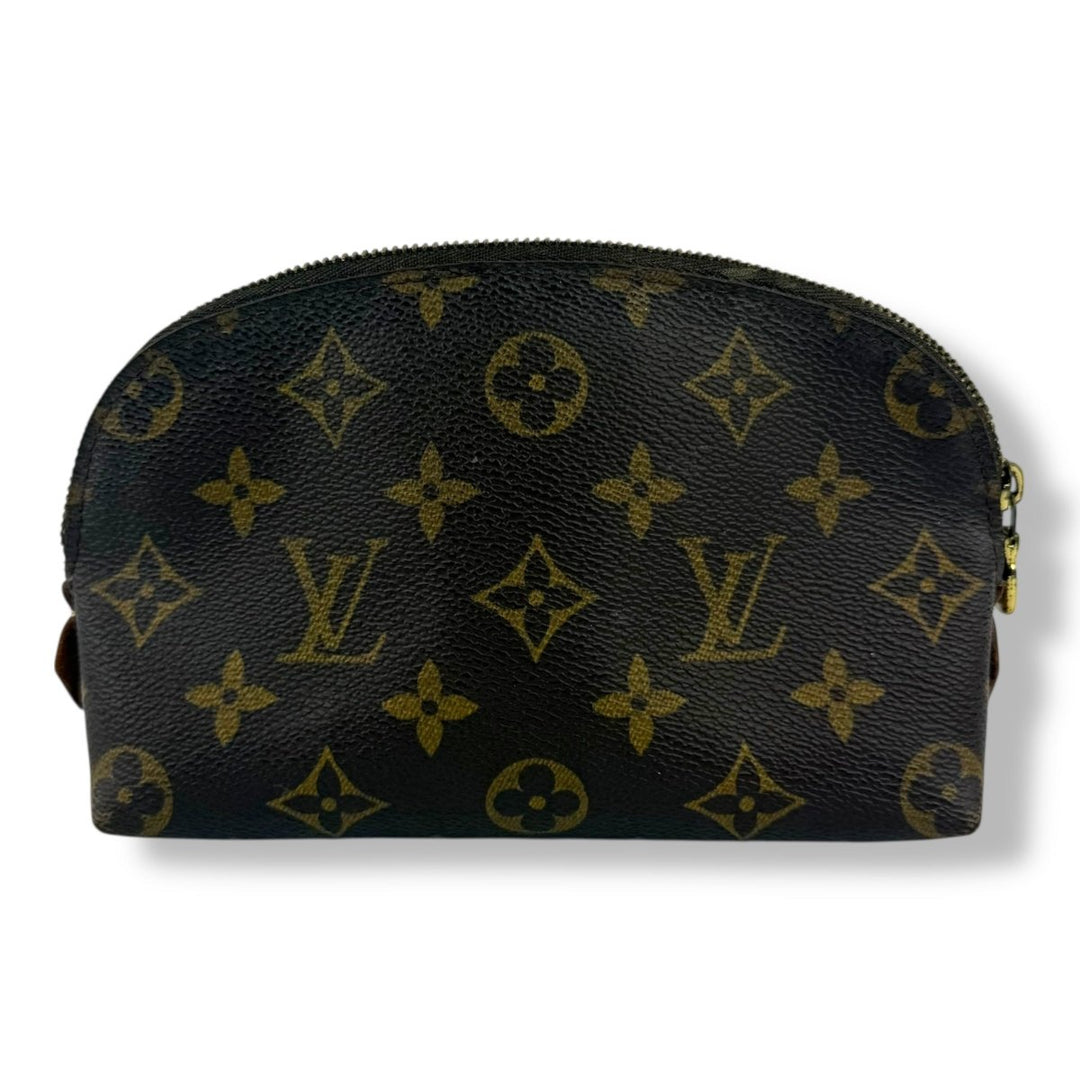 Louis Vuitton Brown Monogram Travel Cosmetic Pouch - Lux Central