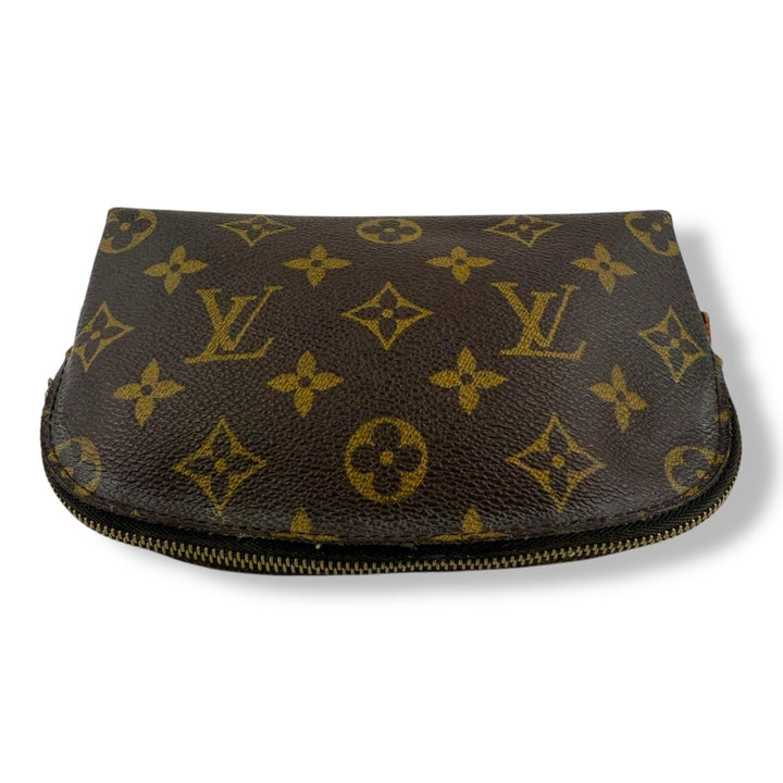 Louis Vuitton Brown Monogram Travel Cosmetic Pouch - Lux Central