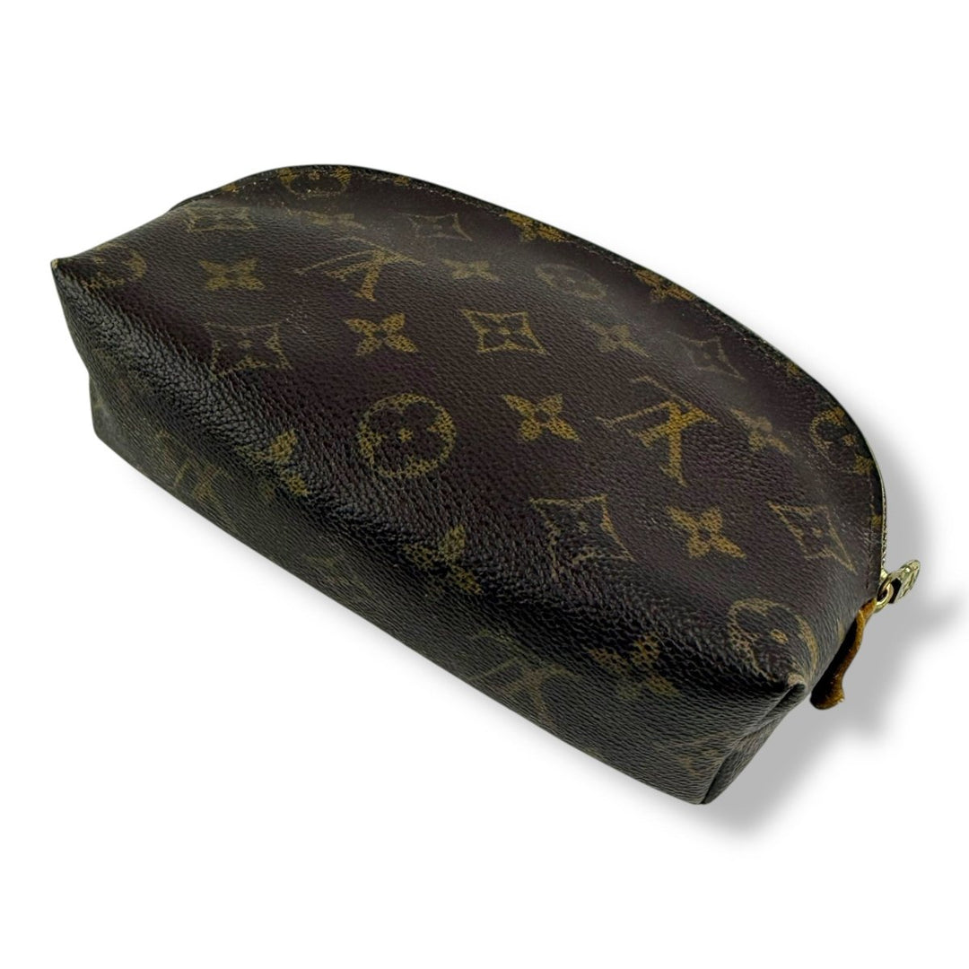 Louis Vuitton Brown Monogram Travel Cosmetic Pouch - Lux Central
