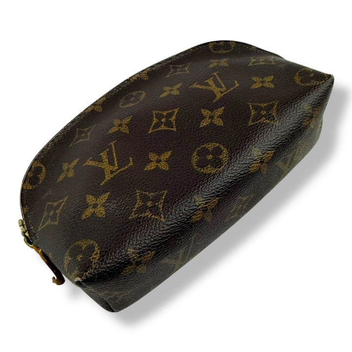 Louis Vuitton Brown Monogram Travel Cosmetic Pouch - Lux Central