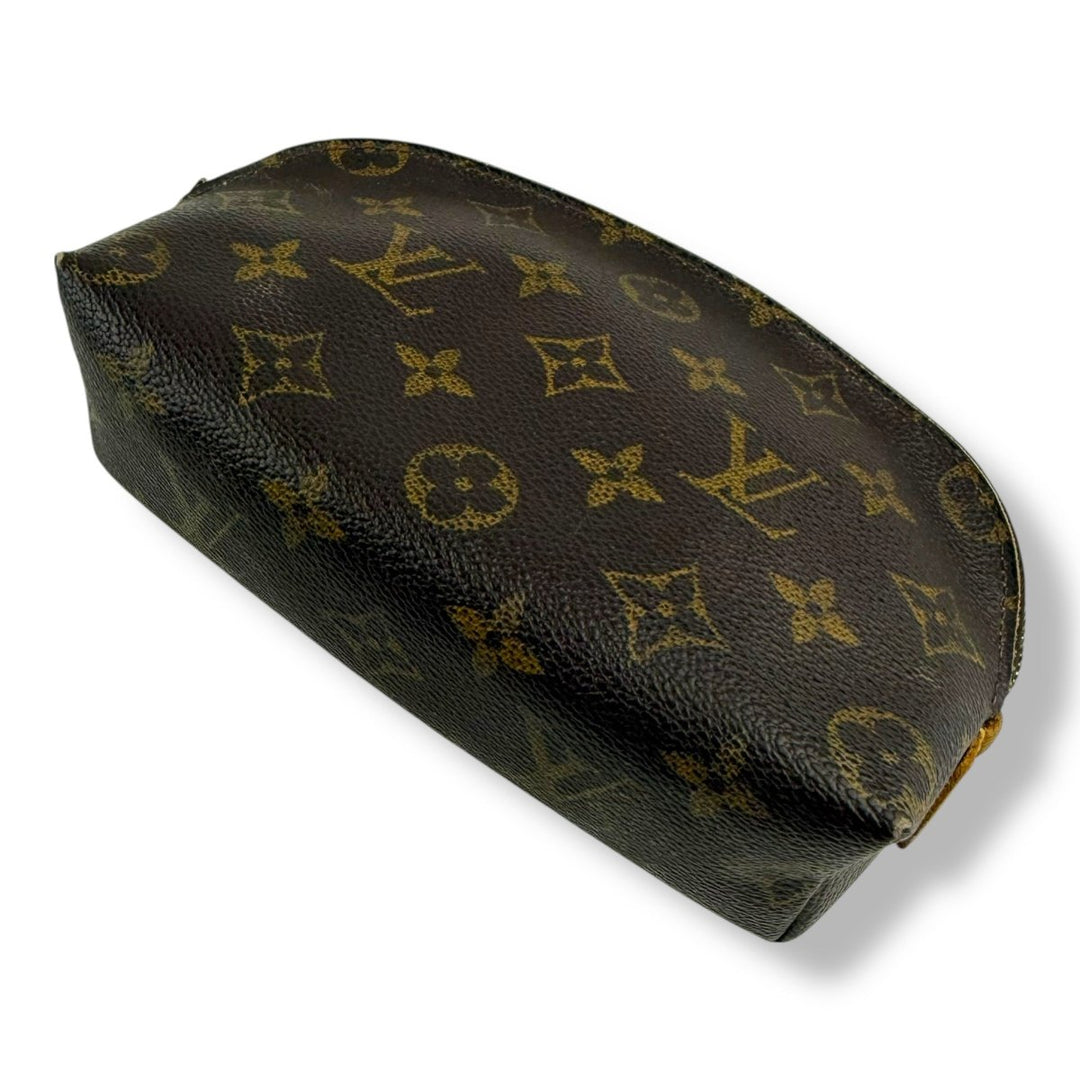 Louis Vuitton Brown Monogram Travel Cosmetic Pouch - Lux Central