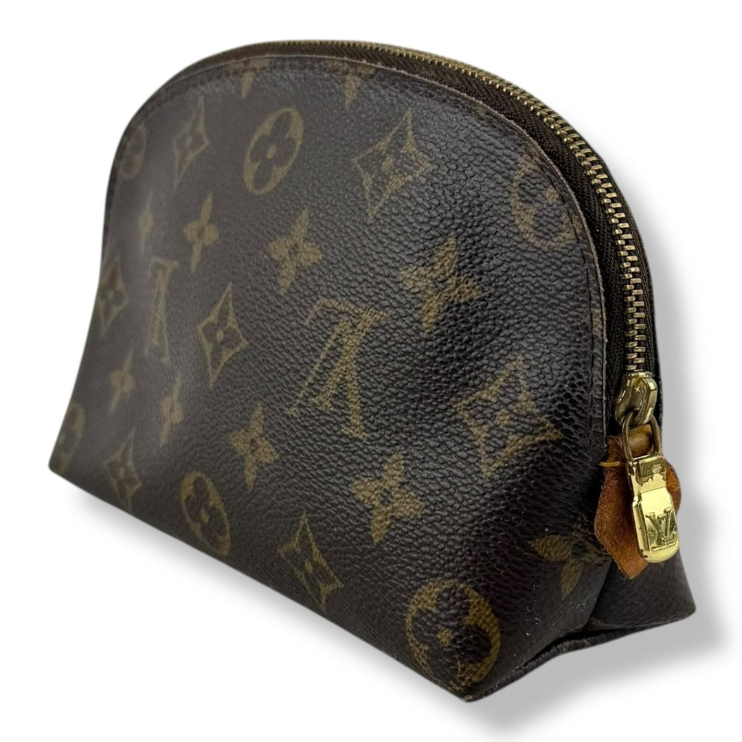 Louis Vuitton Brown Monogram Travel Cosmetic Pouch - Lux Central
