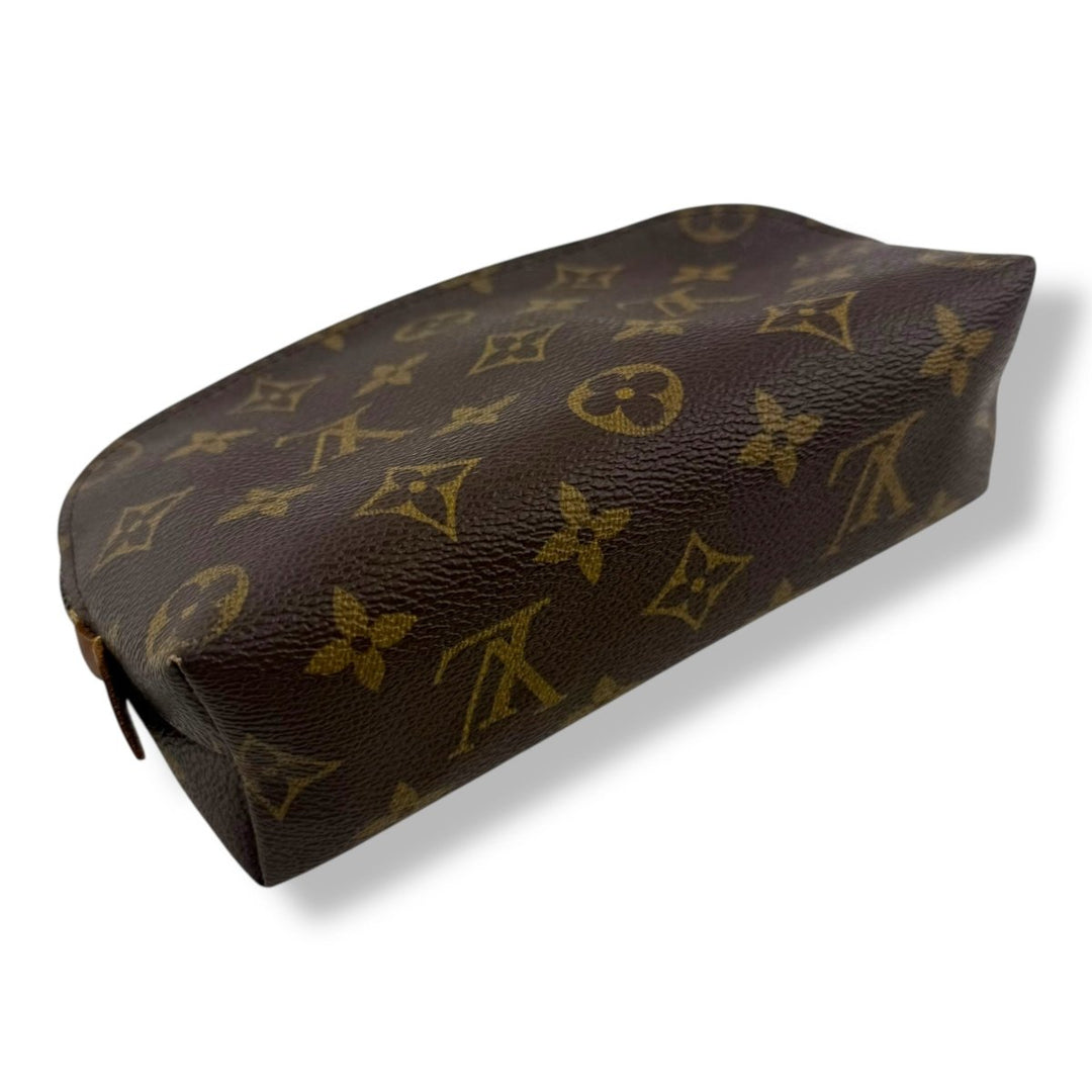 Louis Vuitton Brown Monogram Travel Cosmetic Pouch - Lux Central