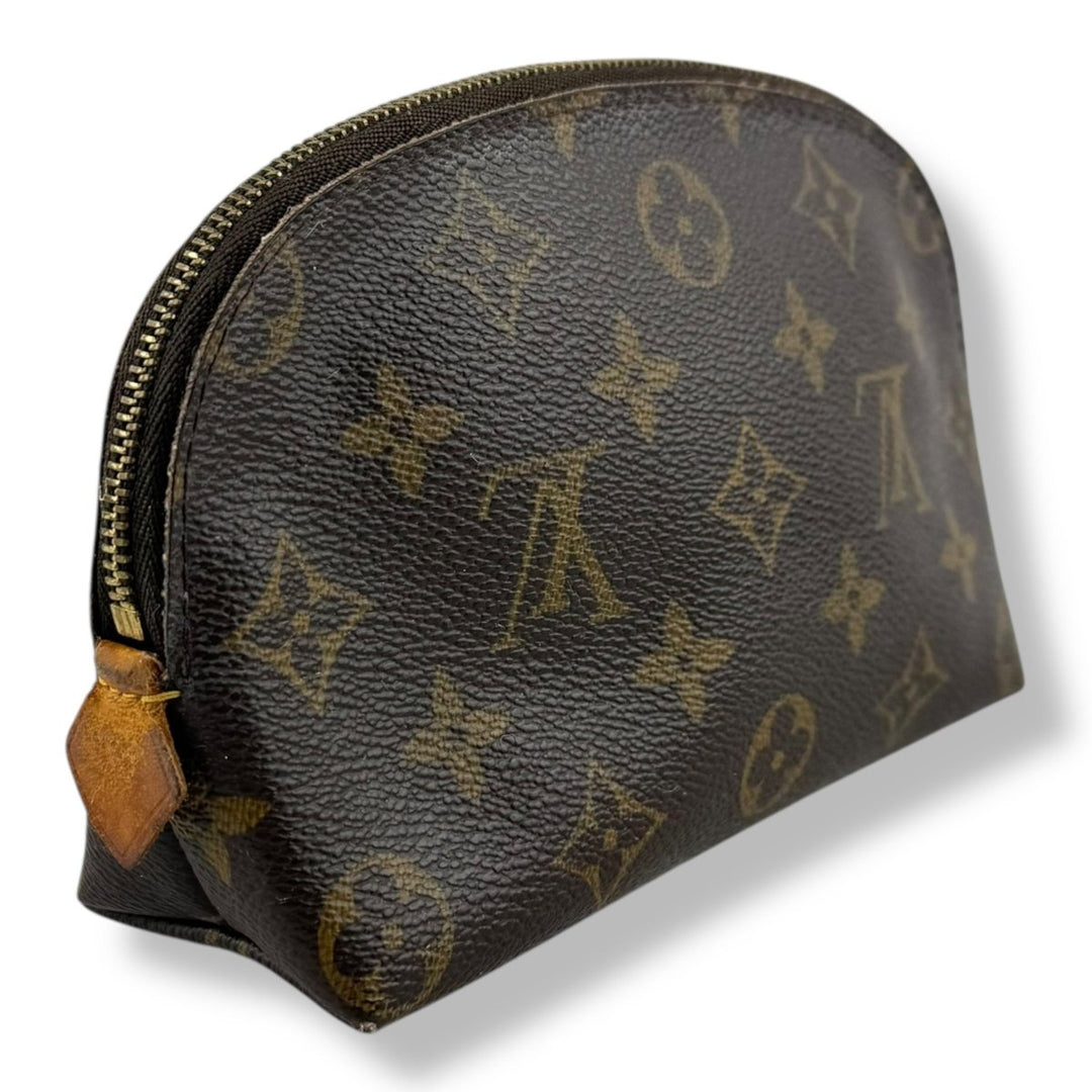 Louis Vuitton Brown Monogram Travel Cosmetic Pouch - Lux Central