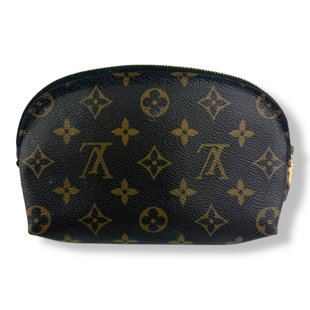 Louis Vuitton Brown Monogram Travel Cosmetic Pouch - Lux Central