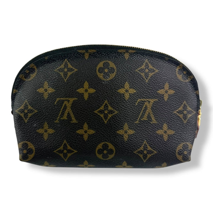 Louis Vuitton Brown Monogram Travel Cosmetic Pouch - Lux Central