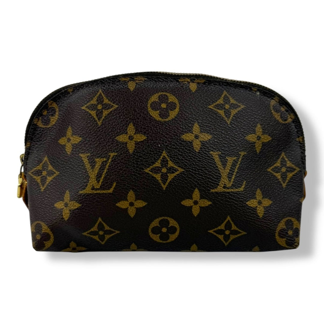Louis Vuitton Brown Monogram Travel Cosmetic Pouch - Lux Central