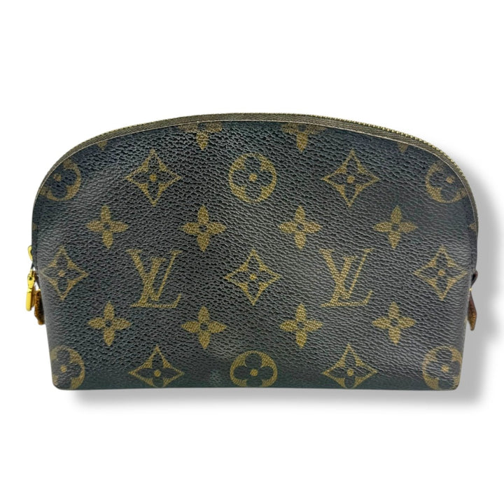 Louis Vuitton Brown Monogram Travel Cosmetic Pouch - Lux Central
