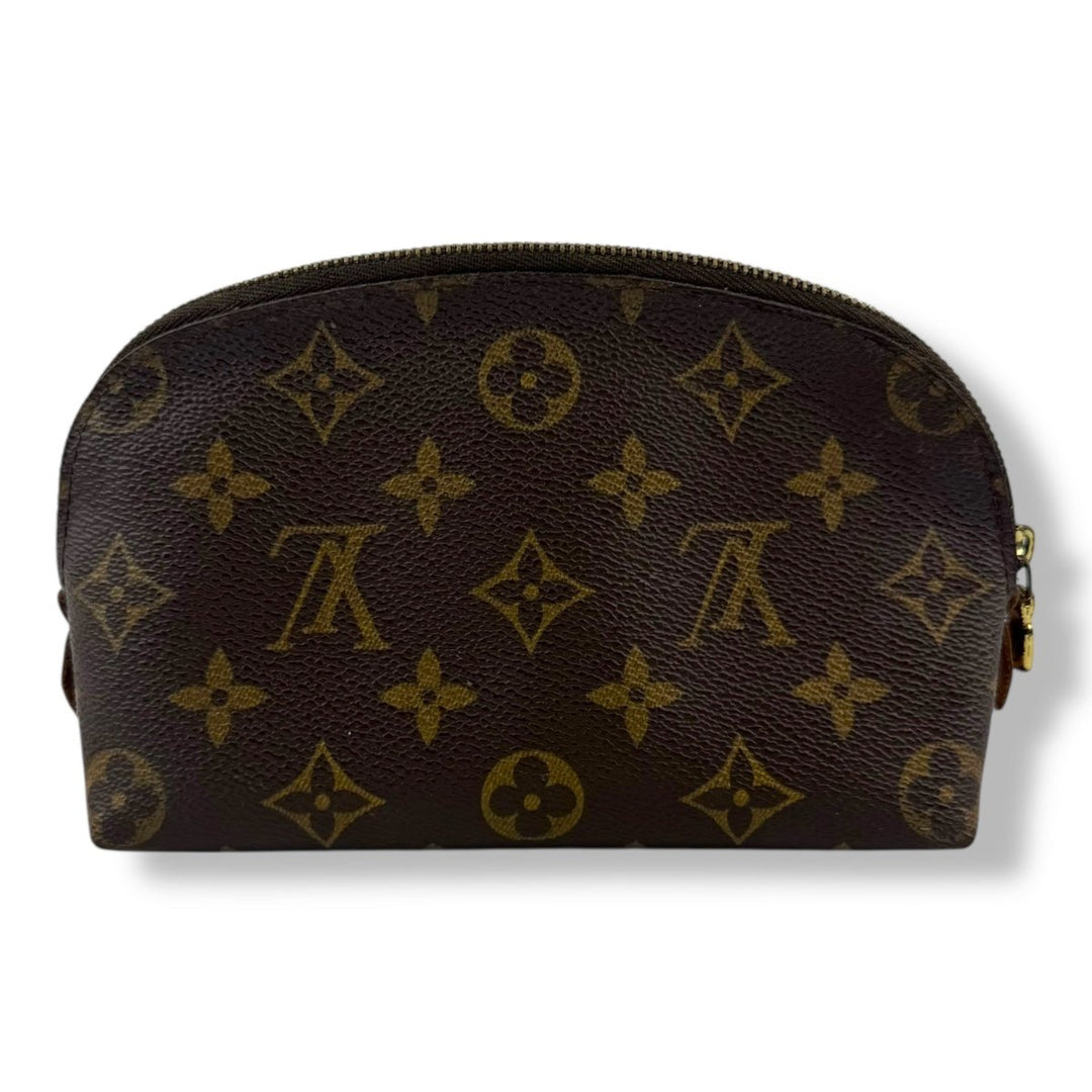 Louis Vuitton Brown Monogram Travel Cosmetic Pouch - Lux Central