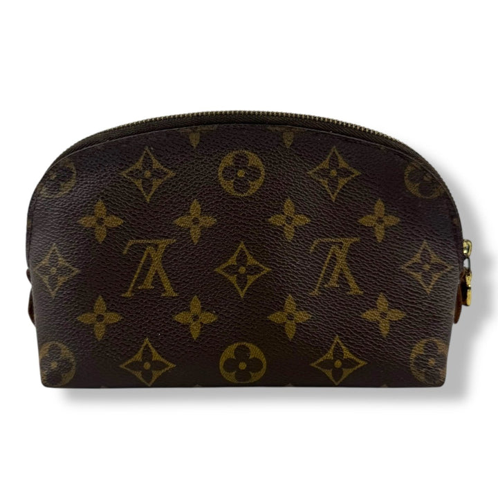Louis Vuitton Brown Monogram Travel Cosmetic Pouch - Lux Central