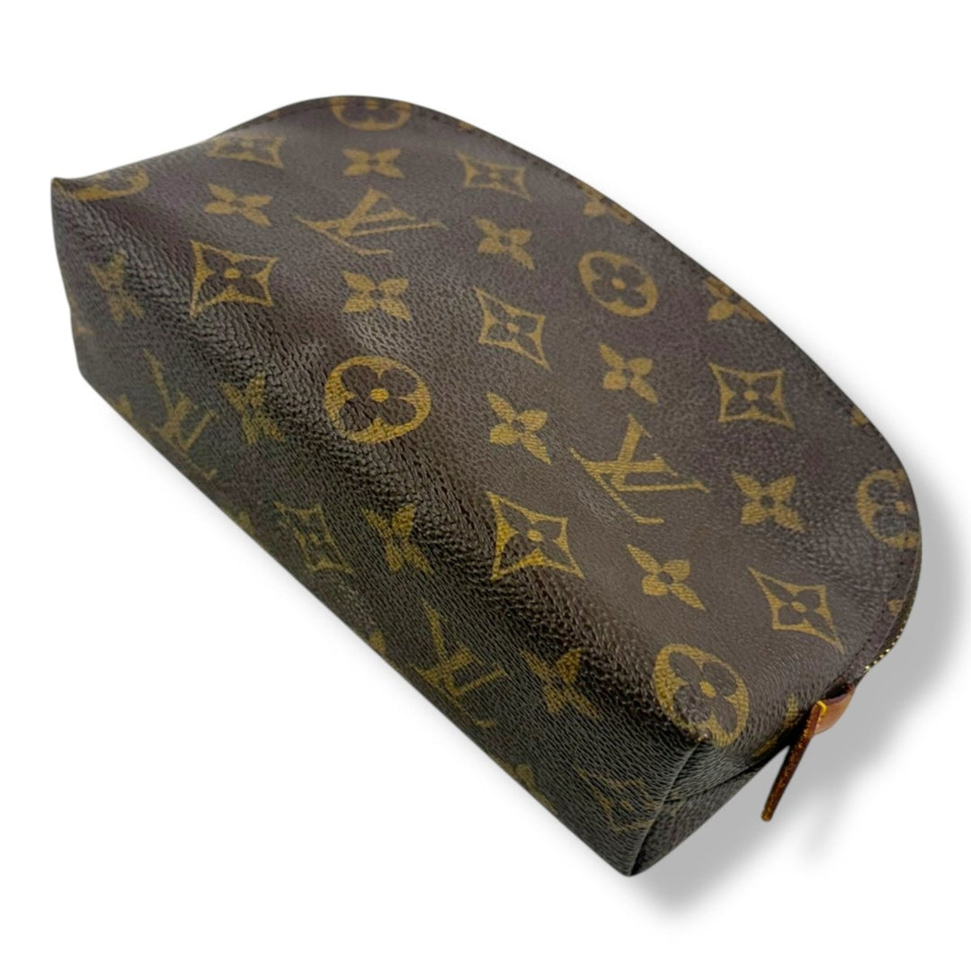 Louis Vuitton Brown Monogram Travel Cosmetic Pouch - Lux Central