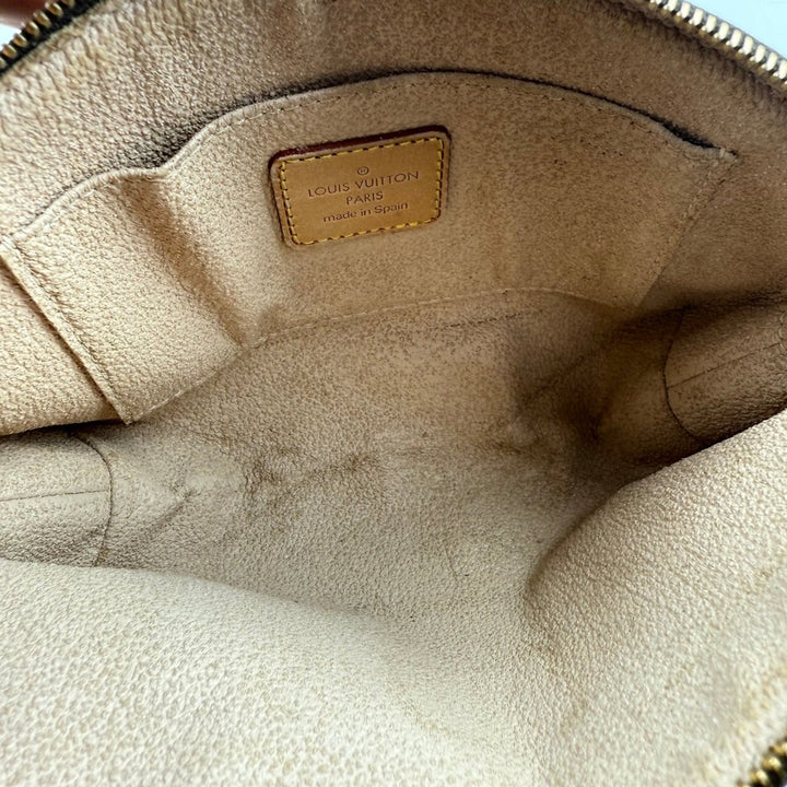 Louis Vuitton Brown Monogram Travel Cosmetic Pouch - Lux Central