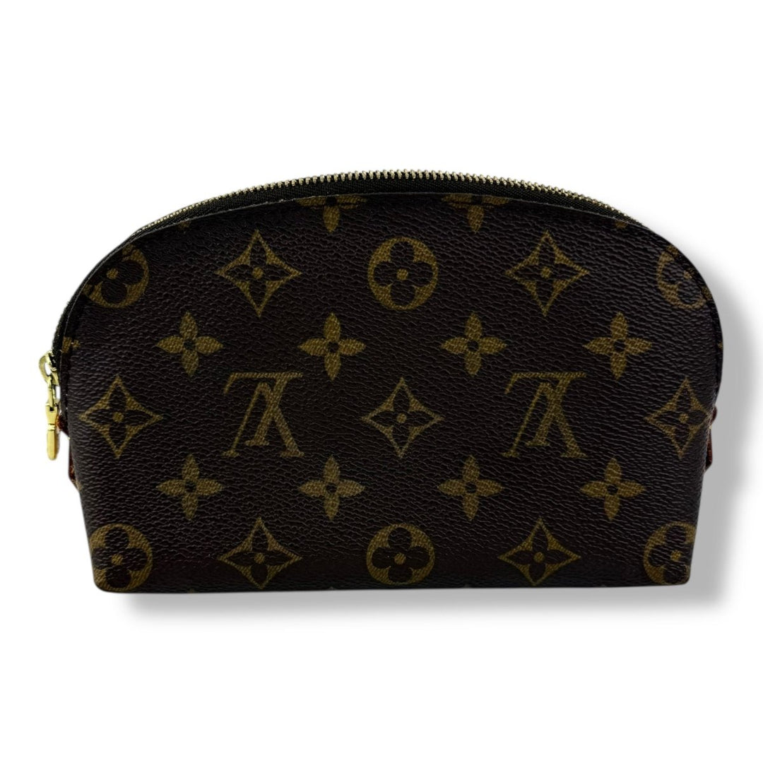 Louis Vuitton Brown Monogram Travel Cosmetic Pouch - Lux Central