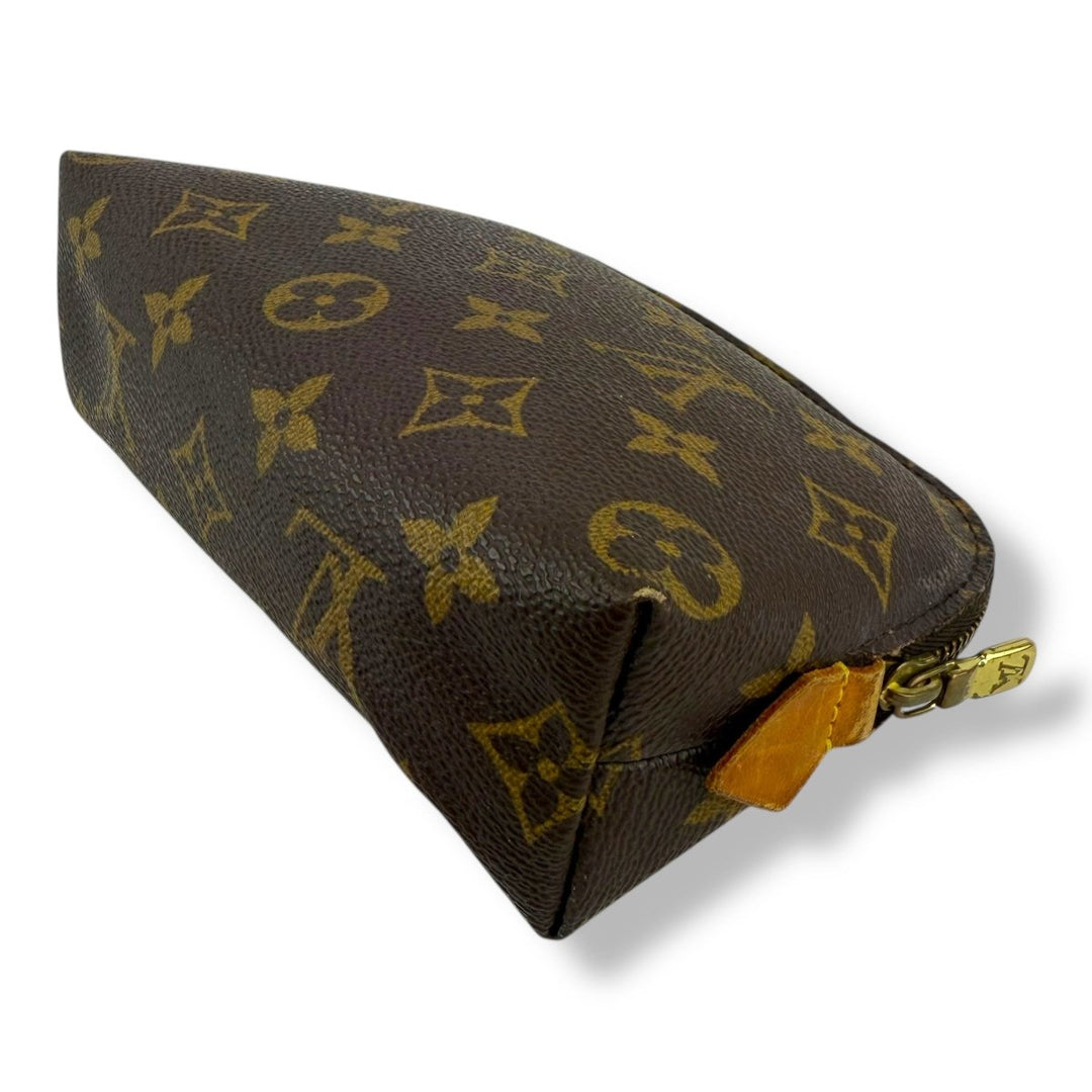 Louis Vuitton Brown Monogram Travel Cosmetic Pouch - Lux Central