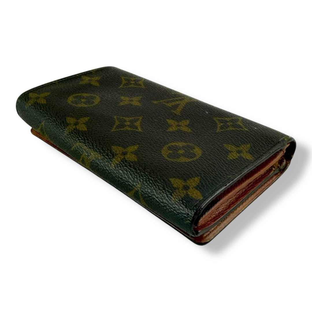 Louis Vuitton Brown Monogram Zip Purse Wallet - Lux Central
