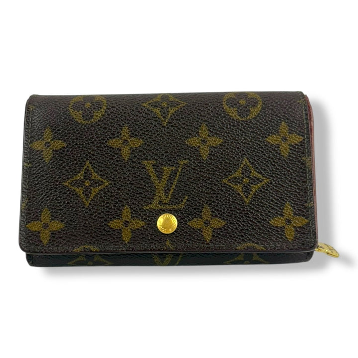 Louis Vuitton Brown Monogram Zip Purse Wallet - Lux Central
