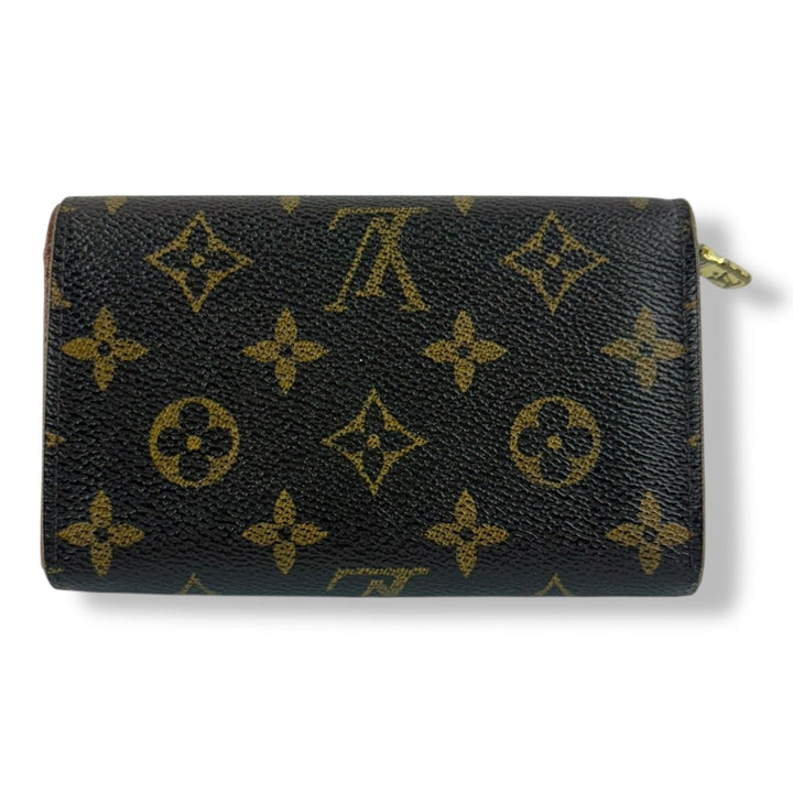 Louis Vuitton Brown Monogram Zip Purse Wallet - Lux Central