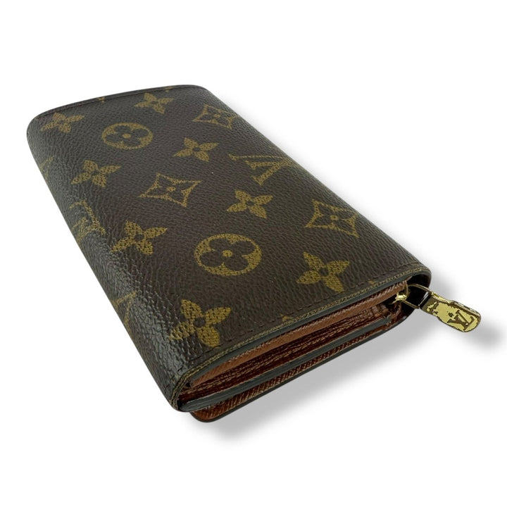 Louis Vuitton Brown Monogram Zip Purse Wallet - Lux Central