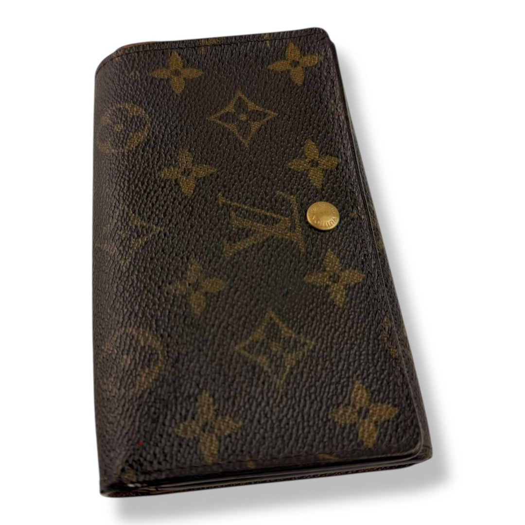 Louis Vuitton Brown Monogram Zippy Clip Purse - Lux Central