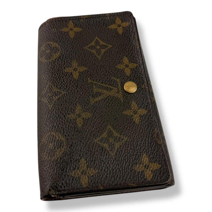 Louis Vuitton Brown Monogram Zippy Clip Purse - Lux Central