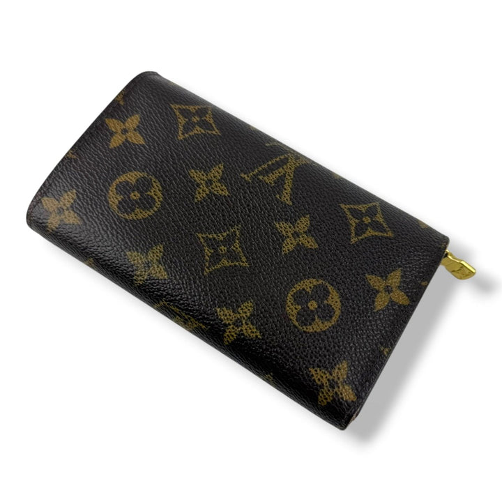 Louis Vuitton Brown Monogram Zippy Clip Purse - Lux Central