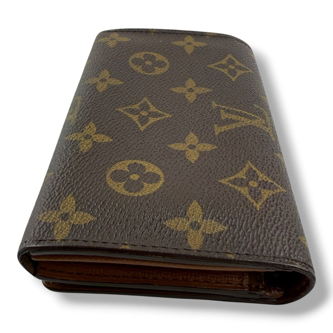 Louis Vuitton Brown Monogram Zippy Clip Purse - Lux Central