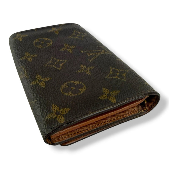 Louis Vuitton Brown Monogram Zippy Clip Purse - Lux Central