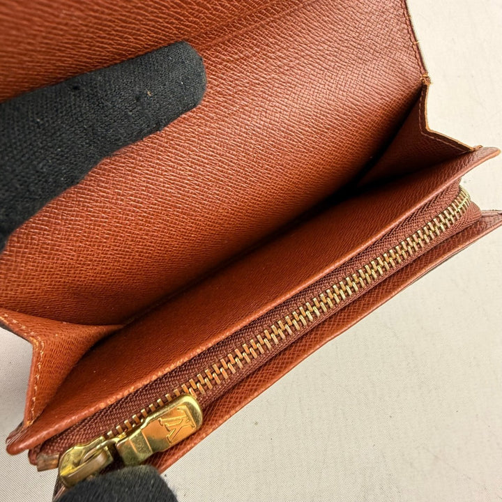 Louis Vuitton Brown Monogram Zippy Clip Purse - Lux Central