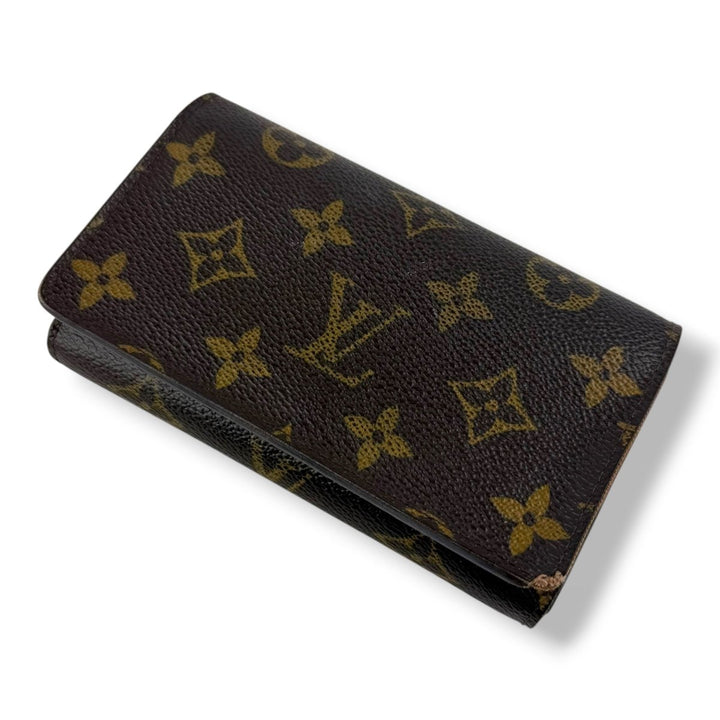Louis Vuitton Brown Monogram Zippy Clip Purse - Lux Central