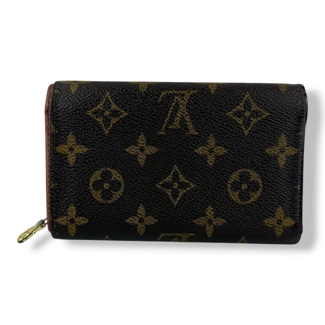 Louis Vuitton Brown Monogram Zippy Clip Purse - Lux Central