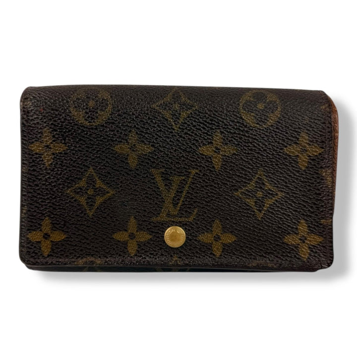 Louis Vuitton Brown Monogram Zippy Clip Purse - Lux Central