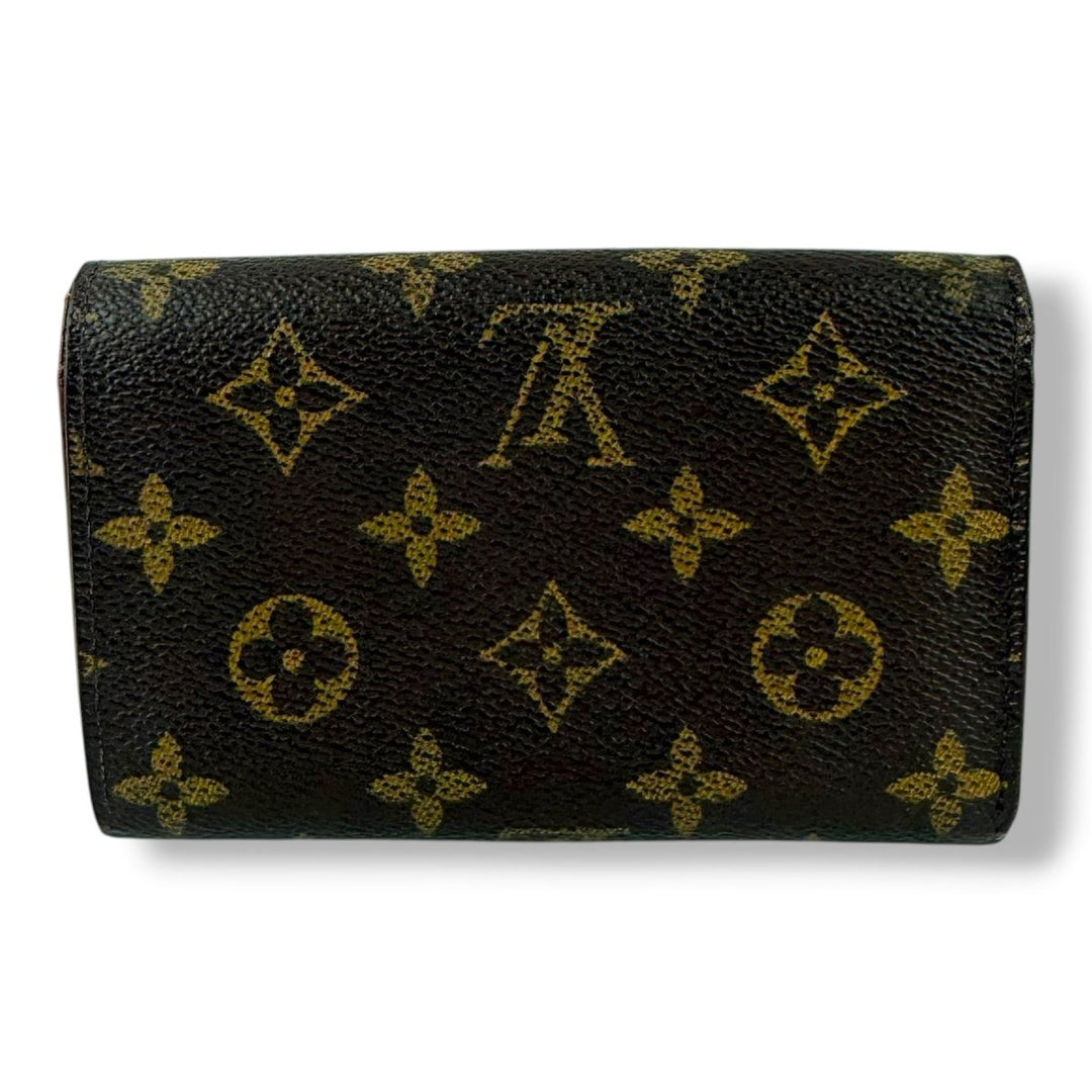 Louis Vuitton Brown Monogram Zippy Clip Purse - Lux Central