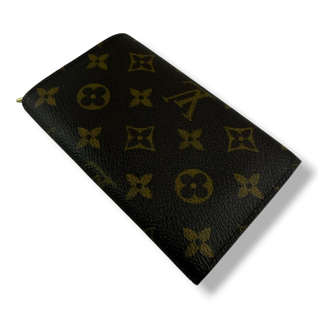 Louis Vuitton Brown Monogram Zippy Clip Purse 7728 - Lux Central
