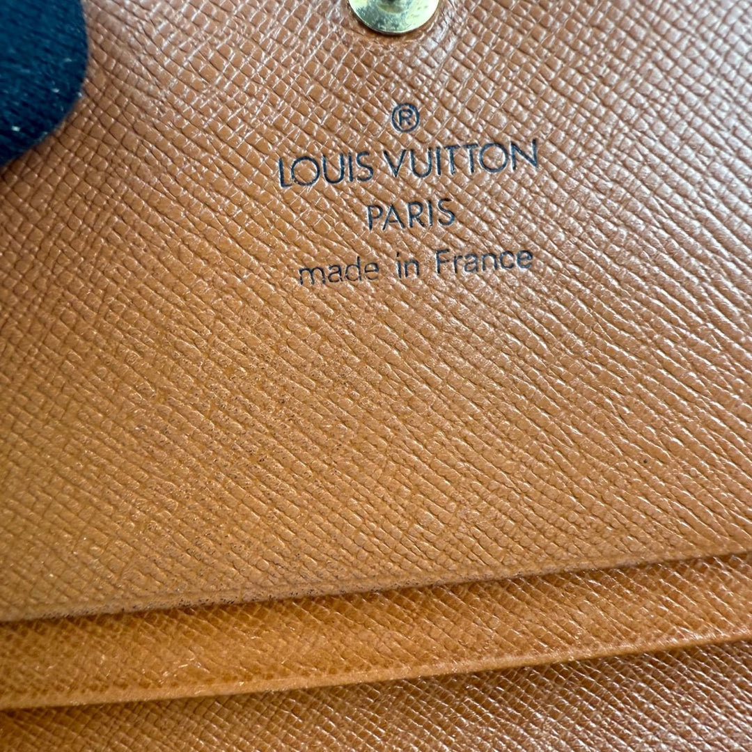 Louis Vuitton Brown Monogram Zippy Clip Purse - Lux Central