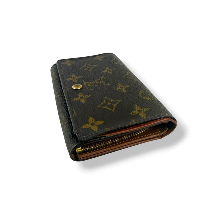 Louis Vuitton Brown Monogram Zippy Clip Purse - Lux Central