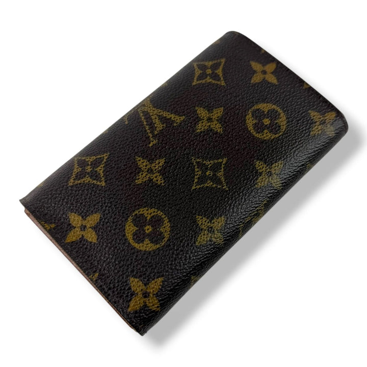 Louis Vuitton Brown Monogram Zippy Clip Purse - Lux Central