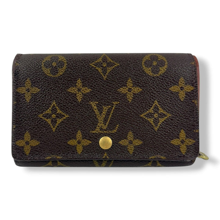 Louis Vuitton Brown Monogram Zippy Clip Purse - Lux Central