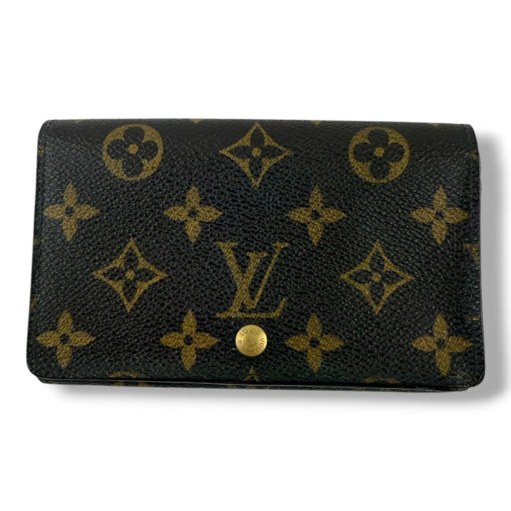 Louis Vuitton Brown Monogram Zippy Clip Purse - Lux Central