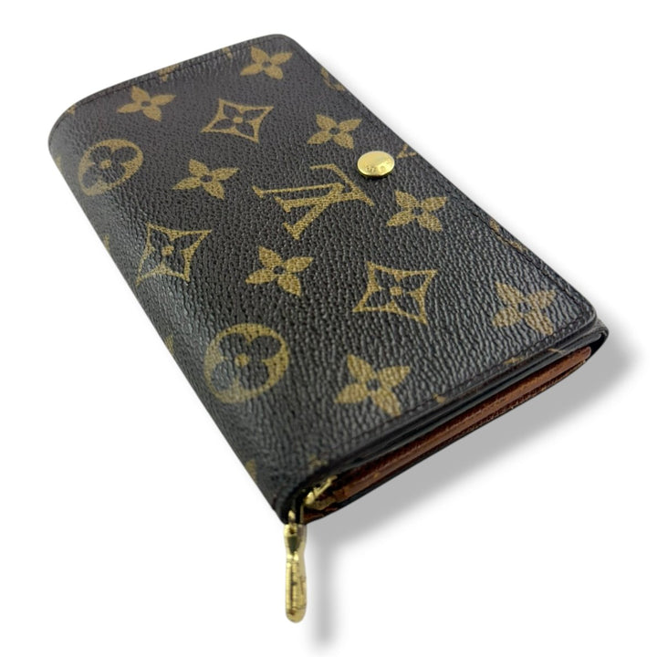Louis Vuitton Brown Monogram Zippy Clip Purse - Lux Central