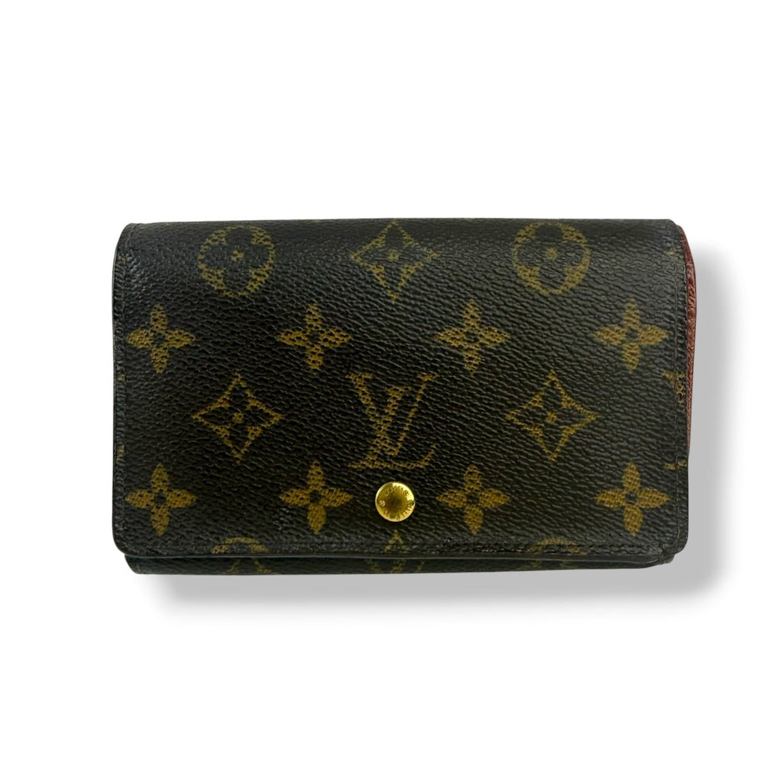 Louis Vuitton Brown Monogram Zippy Clip Purse - Lux Central